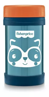Pote Térmico Infantil Aço Inox 450ml Azul - Fisher Price