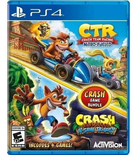 Bundle Crash Ctr Y Crash Trilogy Playstation 4 Ps4 Físico 