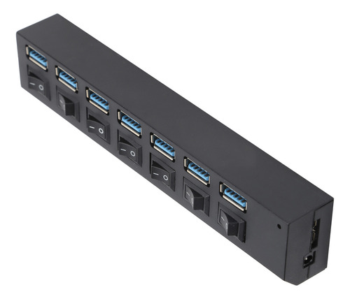 Hub De Várias Portas Usb 3.0 7 Divisor Individual De Alta V