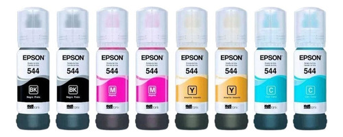 Kit De Recarga De Tinta Epson 2x Colt544 L3110 L3150 B Y C M