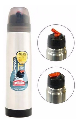 Termo Acero Inoxidable Lumilagro Luminox 1 Litro Frida Kahlo