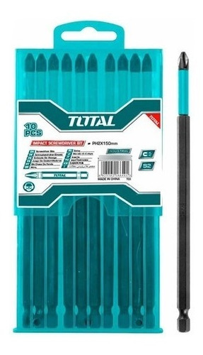 Set Puntas P/destornillador 10pz Total Tacim16ph263