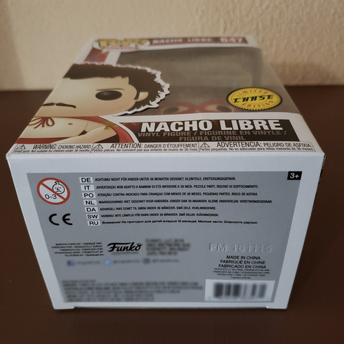 Funko Pop! Movies Nacho Libre #647 Versión Chase Original (Usado)