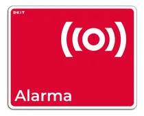 Comprar Señalamiento Alarma Contra Incendios Letrero Señal 40x50