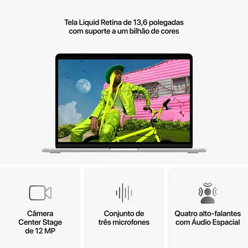 Macbook Air M5 13 Polegadas 24gb 1tb Cor Prateado | Parcelamento