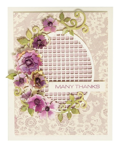 Floral Oval Etched Dies - Special Moments - Shapeabilities -