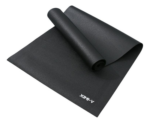 Yoga Mat Con Correa Para Transportar - Negra Color Negro
