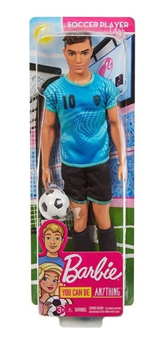 Barbie Ken Futbolero Con Medias Y Guayos