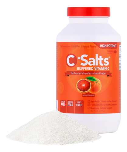 C-salts Polvo De Vitamina C Tamponada, Suplemento De Ascorba