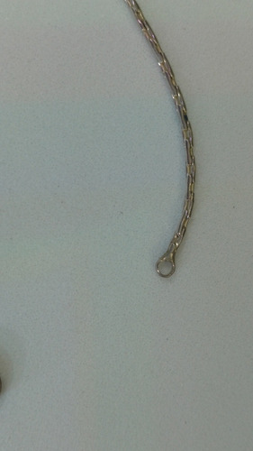 Imagen 5 de 10 de Pulsera Dama Plata .925, Tejido Fino Usada, Buena Condición