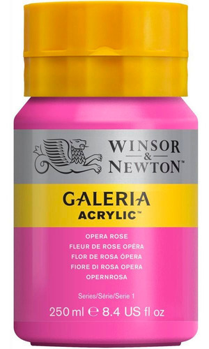 Tinta Acrílica Galeria Winsor & Newton 250ml 448 Opera Rose