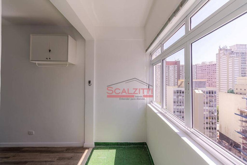 Studio Com 1 Dormitório À Venda, 35 M² Por R$ 370.000,00 - Consolação - São Paulo/sp - St0336