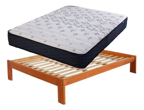 Colchon Suavestar Bluestar 2 Plazas 140x190 Cama Sommier 