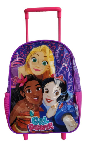 Mochila Con Carro Princesas 12  81601 Wabro