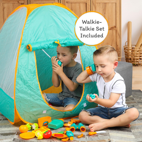 Set De Tienda De Campaña Toyvelt Con Walkie Talkies Para Niñ