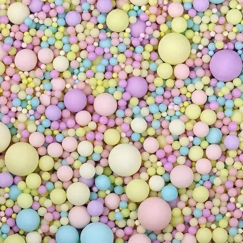  Rainbow Sprinkles - Perlas comestibles de color rosa y blanco,  chispas para pasteles, chispas de galletas, perlas de azúcar, perlas de  caramelo comestibles de 0.276 in, 4.59 oz, 4.6 onzas, para