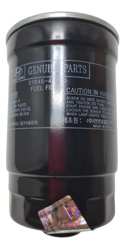 Filtro Petroleo Para Hyundai H-1 2020 2.5 Dohc D4cb Original