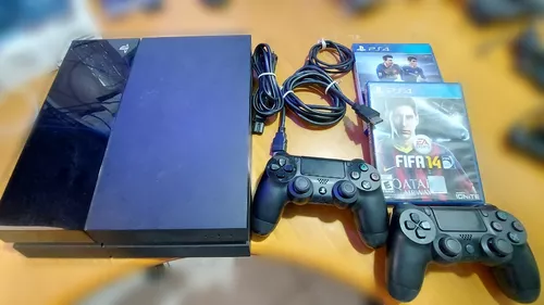 Ps4 Fat 500gb Usado + 2 Jogos Físicos Garantia E Nota Fiscal