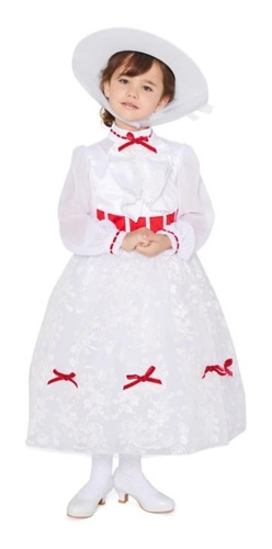 Disfraz Mary Poppins Para Niña, Disney Store