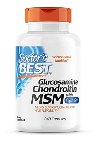 Glucosamina Condroitina Msm +optimsm240 Cápsulas Vegetariana