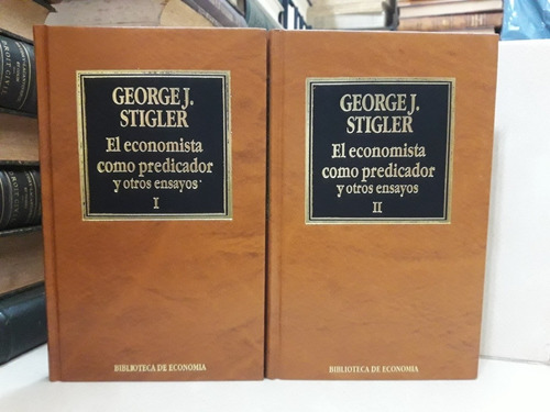 Economía. El Economista Como Predicador (2 Vols). Stigler