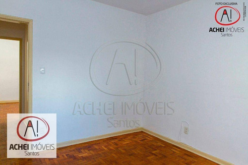 Imagem 23 de 28 de Apartamento Com 3 Dormitórios, Dependência Completa, Vaga Demarcada À Venda, 93 M² Por R$ 520.000 - Gonzaga - Santos/sp - Ap10663