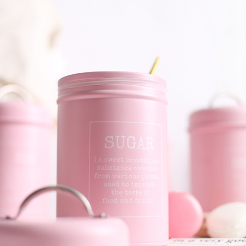 3 Piezas De Botes De Hierro Latas De Cocina, Café, Té,