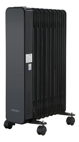 Calefactor 2000 W Infrarrojo Negro