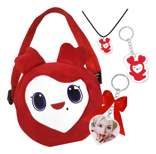 Chaeyoung Twice Bolsa Llavero San Valentin Collar Kpop