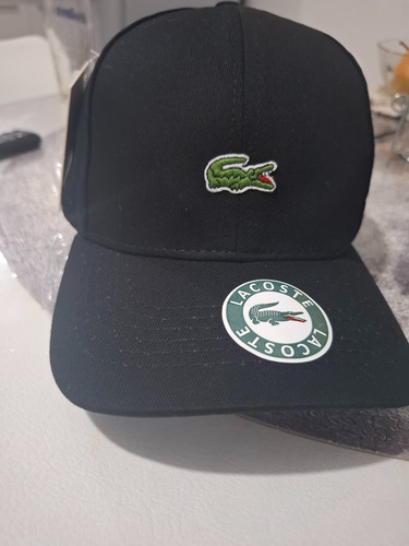 Gorra Lacoste Tenis Negro Único Lisa (Usado)