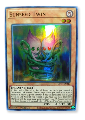 Yugi-oh! Sunseed Twin Gftp-en017 Ultra