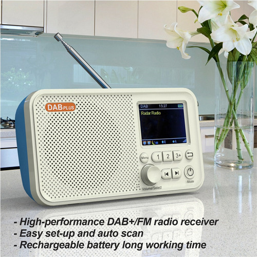 Despertador Con Pantalla Lcd A Color C10 De 2.4 Pulgadas Dab