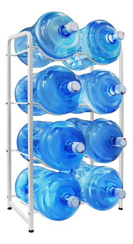 Soporte De Jarra De Agua De 5 Galones Rackwhite-4 Tier Water