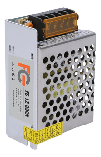 Fonte Colméia Estabilizada 12v 3a 36w Led Câmera Cftv