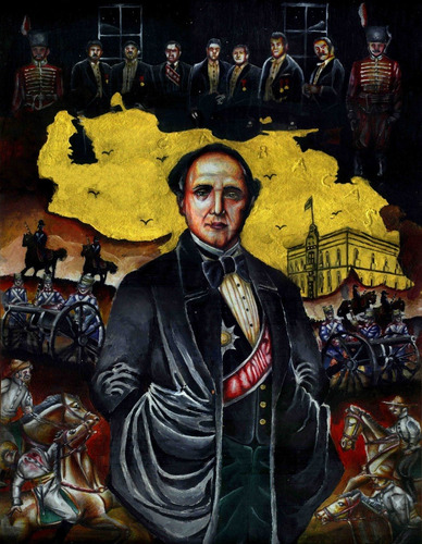 Imagen 10 de 10 de Cuadro Manuel Felipe Tovar Historia Venezuela Guerra Federal