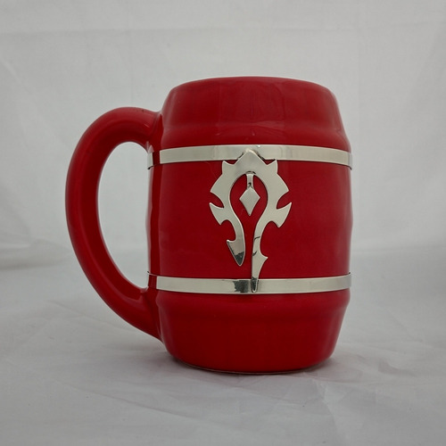 Vaso Chopp 500 Cc Horda. World Of Warcraft Cerámica Y Alpaca