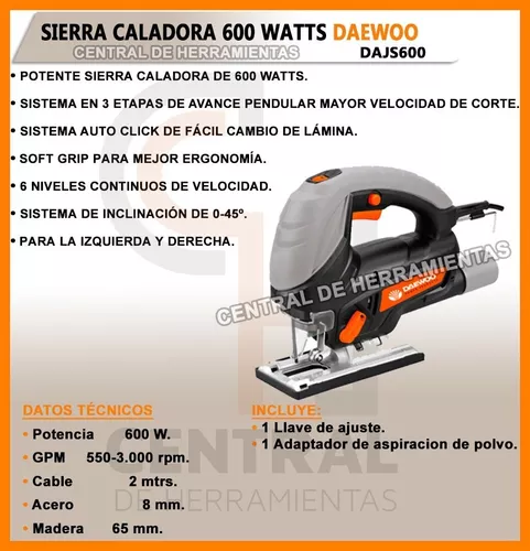 Sierra Caladora de Banco - Daewoo Herramientas