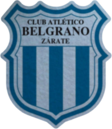 Parche Escudo Felpa Para Coser 6cm Set X4 Futbol Arg002 Belgano De Zarate Belgano De Zarate