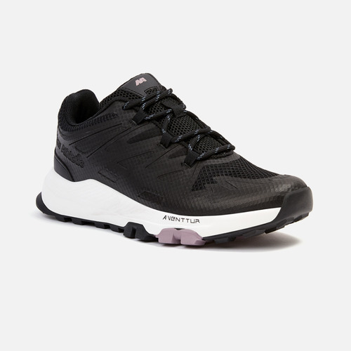 Zapatillas New Athletic Outdoor At29 Negro Con Rosa Mujer