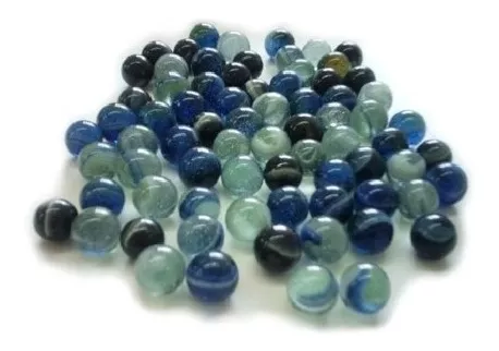 Bolas de Gude com 40 unidades - Alma Azul