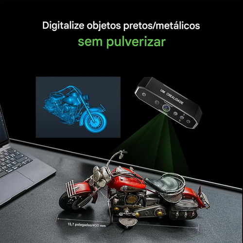 Scanner 3d Creality Cr-scan Otter Impressão 3d 0.02 Mm