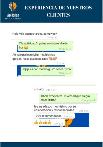 Imagen 6 de 10 de Se Hacen Trabajos De Todos Los Cursos- Asesorias Ayudas Unad