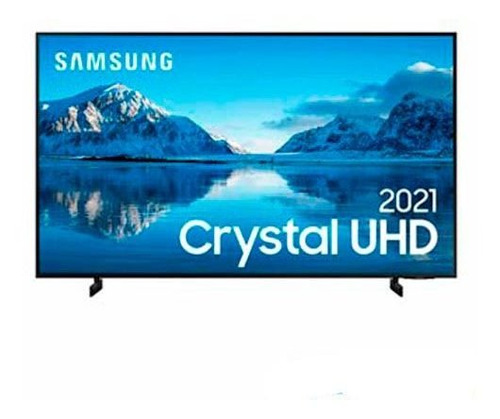 Imagem 1 de 9 de Samsung Smart Tv Crystal 4k 50, Visual Livre Cabos-un50au800