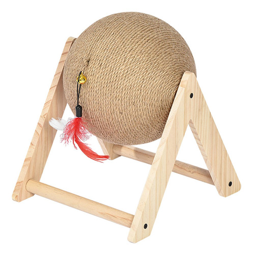 Juguete De Bola Con Poste Rascador Para Gatos, Soporte De
