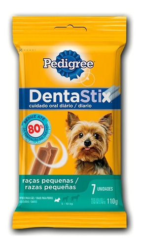 Petisco Pedigree Dentastix Para Cães De Raças Pequenas 110gr