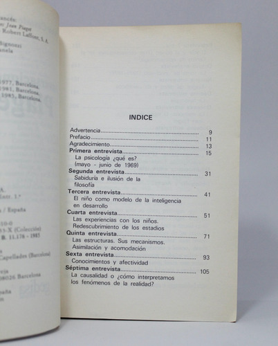 Conversaciones Con Piaget Jean Claude Bringuier 1985 Ce4