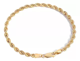 Pulsera Torsal Hombre Esclava Oro Acero Inoxidable 6 Mm