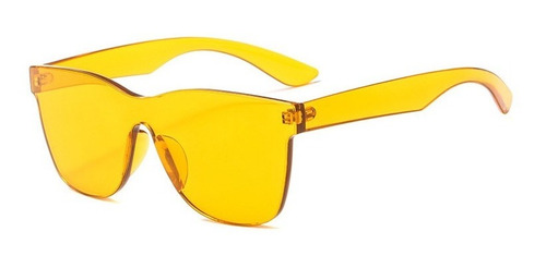 Lentes De Sol Dama Amarilla Protecció Solar Uv400