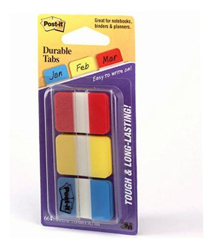 Bandeiras adesivas rígidas Post-it de 3 m, cores