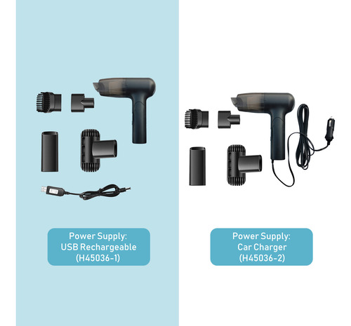 Aspirador Portátil Portátil 6000pa Mini 120w Para Vehículos